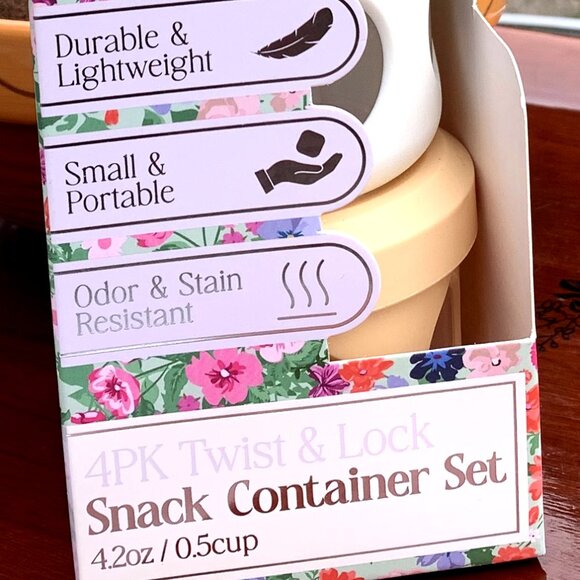 4pk Twist & Lock Container Set - Picture 7 of 13